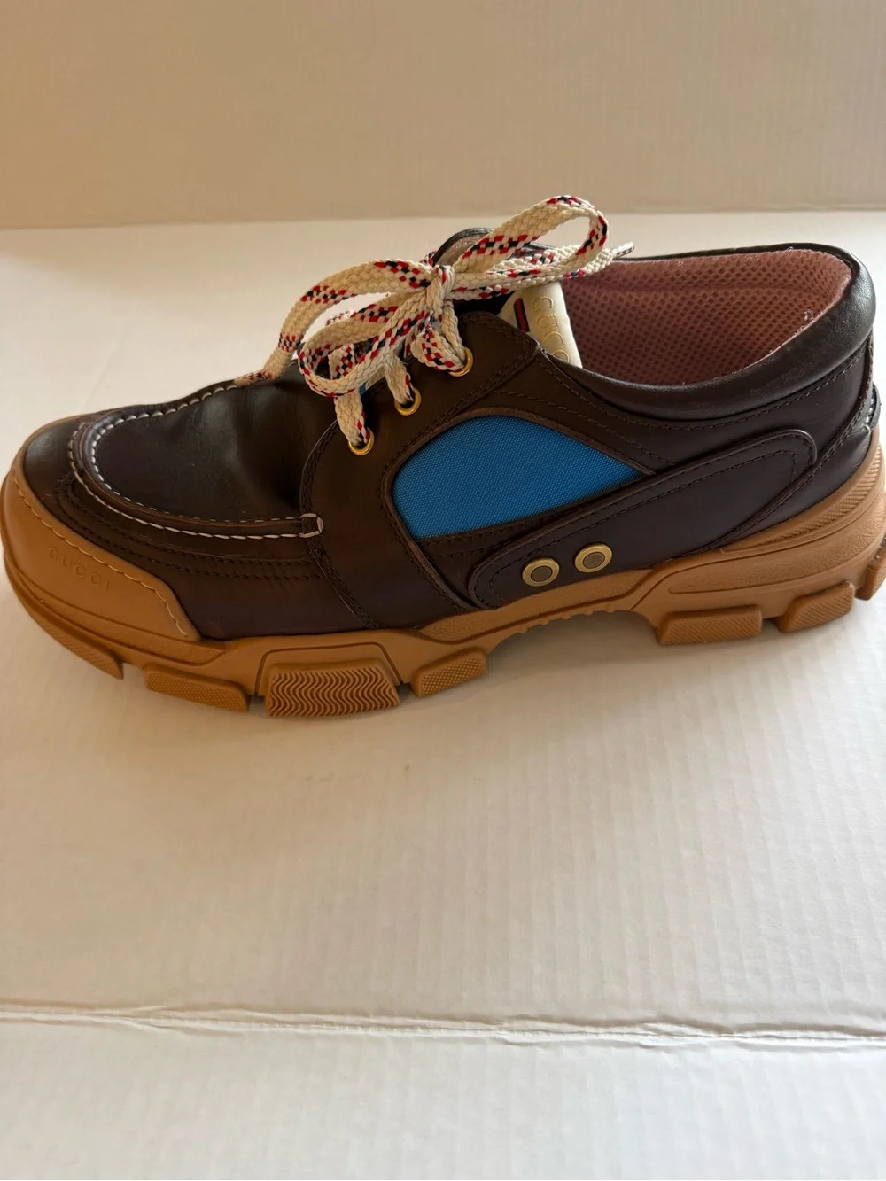 Gucci Boatreck Men's Lug Sole Shoe - Picture 2 of 9